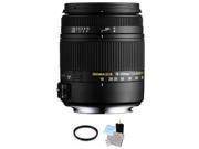 Sigma 18-250mm F/3.5-6.3 HSM OS AF Lens For Nikon + UV Filter & Cleaning Kit