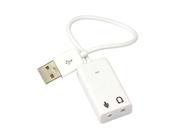HOT USB 2.0 3D Virtual 7.1 Channel Audio Sound Card Adapter for PC Laptop WIN 7 MAC