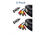 Premium Quality 2x200Ft Video Power BNC RCA Cable for Night Owl Security Camera