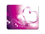 New Soft Mouse Pad Neoprene Laptop PC MousePad Heart Pink
