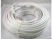 NEW 100FT ETHERNET NETWORK WHITE CAT5 CAT5E CABLE 100 FT