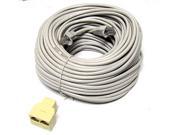 New 100 FT CAT5 CAT5E RJ45 LAN Network Ethernet Patch Cable GREY Coupler Connector