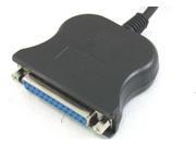 USB TO DB25 FEMALE PARALLEL CONVERTER ADAPTER CABLE NEW