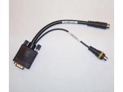 New 8 inch VGA M to S Video F RCA Video Adapter Cable