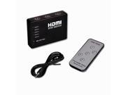 5 Port HDMI Splitter Switch Switcher Selector For HD DVD STV PS3 Xbox360 1080P