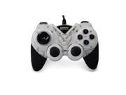 Wired USB Gamepad Double Shock Game Controller Joypad for PC Computer White