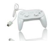 White Classic Pro Controller for Nintendo Wii Remote