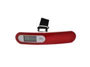 New 50kg 110lb 10g Digital Luggage Hanging Fishing Travel Weight Scale w Strap Red