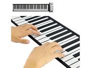 Flexible Roll Up Piano with Soft Keys 61 Keys 128 Synthesized Tones 100 Preset Rhythms
