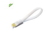 Magnet Short Flat 5 Pin Micro USB Data Sync Charger Cable Cord for Samsung HTC LG