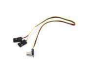90 Degree USB to Video AV Output FPV Cable Power Lead Cord For GoPro HERO 3