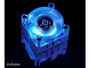 Low Noise Akasa AK 210 Blue Chipset Cooler New