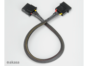 30cm Akasa 4pin Molex PSU cable extension AK CBPW02 30