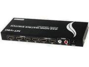 Black 4X2 HDMI Matrix Switch MT HD4X2 1080P 3D Support