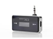 3.5mm Hi Fi Stereo In car Fm Transmitter Handsfree LCD Display Car Radio MP3 Player Black