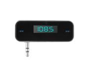 Car FM Transmitter LCD Display Hands free Talking MP3 Player In car Radio Adapter Black