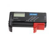 Portable Digital Battery Checker Volt Tester for AA AAA C D 9V 1.5V Button Cell Battery BT 168D