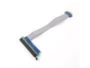 PCI E Express 1X To 16X Riser Card Extender Extension Ribbon Flex Adapter Cable
