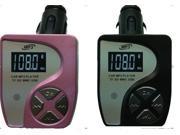 SD USB TF Wireless LED Car Mp3 Player Car FM Transmitter Car MP3 Player with remote controller Pink