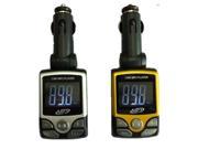 SD USB TF Wireless LED Car Mp3 Player Car FM Transmitter Car MP3 Player with remote controller Yellow