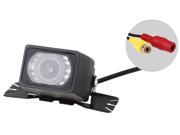 Black Waterproof Kit E327 Type Color CMOS Car Rear View Backup Reverse Camera LED Sensor C With Parking Lines PAL NTSC