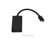 New 1080P Mini Micro USB MHL to HDMI Adapter Cable 150mm NEW