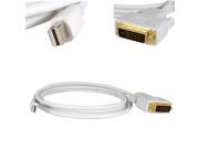 New 6FT Mini Display Port DP Male to DVI D Male Dual Link Cable Cord Adapter Macbook