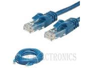 50ft feet RJ45 CAT6 Ethernet LAN Network Cable Patch Cord For Router Switch Blue