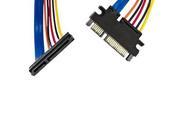 New 22 Pin SATA Male to Female Extension 4 inches Cable