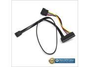 New 22 Pin SATA with 4 Pin Power and Data Cable Assembly
