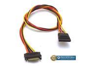 New 15 Pin SATA Power Extension 8 inches Cable