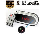 New HD SPY Hidden Video Camera Remote Table Mirror Alarm Clock Mini DV DVR 1080P