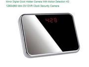 1280*960 Mini HD Cam Alarm Clock Camera Mini DVR DV Video Recorder Motion Remote White
