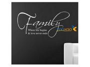 The sitting room the bedroom of English poetry wall stickers 8015 Family English Quote