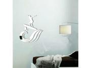 Mirror Wall Stickers For Kindergarten Shops Home Decorate Bedroom Mirror Surfing Style
