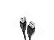 USB 2.0 A Male to B Male Printer Scanner Cable Black 6Ft New