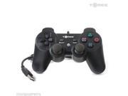 Tomee Wired USB Controller for PC and PlayStation 3 PS3 BLACK NEW!