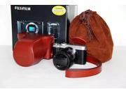 Genuine Real Leather camera case bag cover for FujiFilm Fuji X-M1 X-A1 XM1 XA1