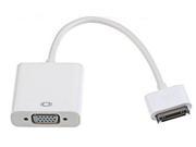 For ipad to VGA Dock Connector to VGA Adapter Cable For IPAD 3 2 1 IPHONE 4S 4G ITOUCH 4G