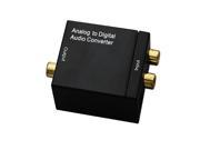 Analog to digital converter Analog RCA R L to Optical Coaxial Toslink SPDIF Audio Converter adapters Mini HD Converter