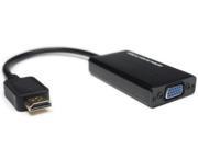 HDMI to VGA AV Adapter 1080P AV Connecter Up to Video Converter Audio Cable