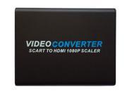 PAL NTSC SECAM SCART to HDMI Scaler Box Audio Video Converter 720P 1080P