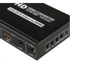 VGA AV S Video Audio to HDMI Converter Box HDTV HD 1080P Video Adapter Scaler
