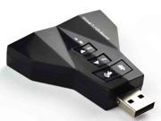 PC USB 7.1 Sound Card Audio Microphone Adaptor