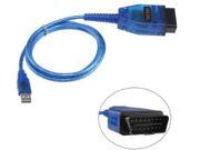 OBD2 OBD II VAG COM USB Cable Auto Diagnostic Scanner Tool For KKL 409.1 VW AUDI SEAT Volks