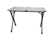 Double wide Aluminum Roll Top Table