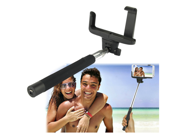 Elivebuy Wireless Bluetooth Extendable Selfie Monopod For iPhone 5S/5C/5/4s & Android New