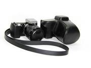 Westlinke Retro PU Leather Digital Camera Case Bag for Sony Camera Nex-5R Nex5R 18-55mm Black