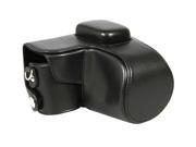 Westlinke Vintage PU Leather Digital Camera Case for Samsung Camera NX2000 Camera with 20-50mm Lens Black With Strap