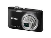 Nikon Coolpix S2800 20.1 MP Point and Shoot Digital Camera with 5x Optical Zoom (Black)
